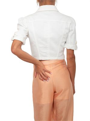 Giubbino Bakari Kocca in denim bianco in DONNA