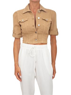 Giubbino Bakari Kocca in denim beige in DONNA