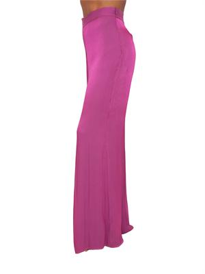Pantaloni Jos Kocca in tessuto leggero viola in DONNA
