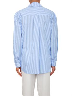 Camicia Geronide Kocca in cotone a righe azzurre in DONNA