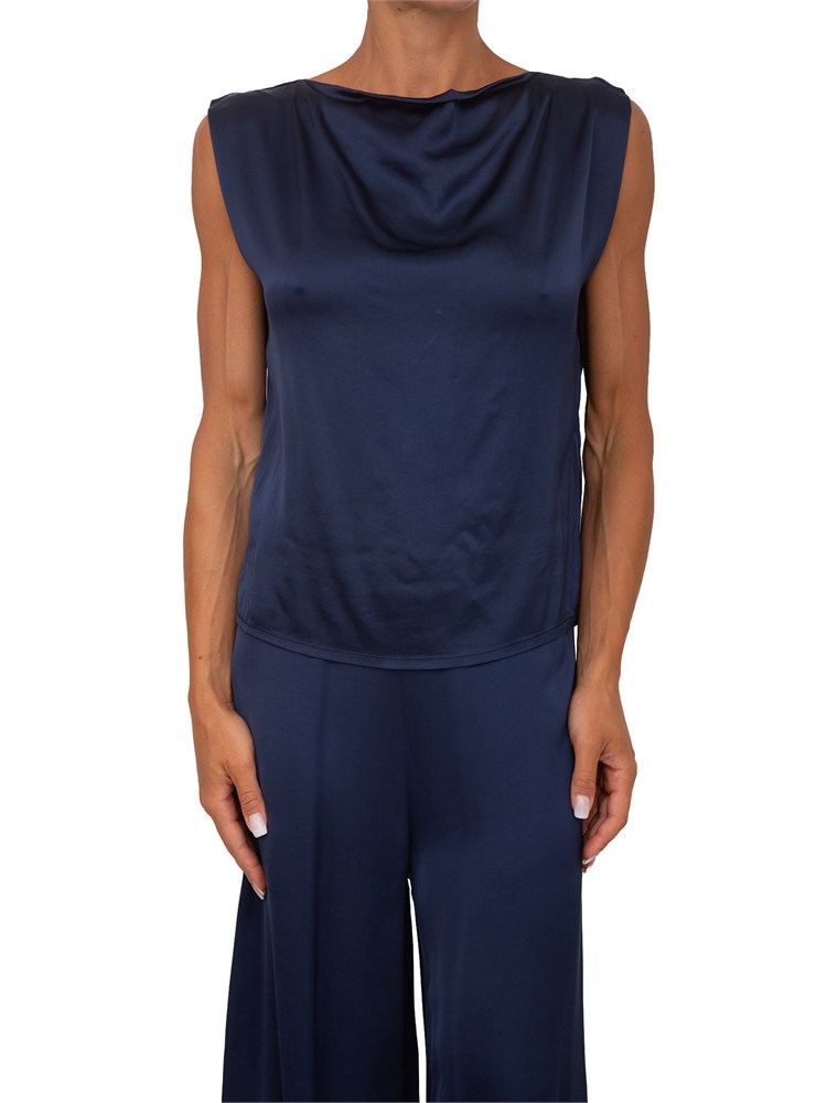Blusa Cindeo Kocca in viscosa blu