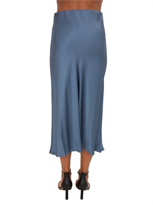 Gonna midi Nicodemo Kocca in tessuto fluido azzurro in DONNA