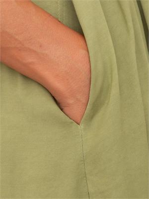 Abito lungo Largo Kocca in misto viscosa e lino terracotta in DONNA