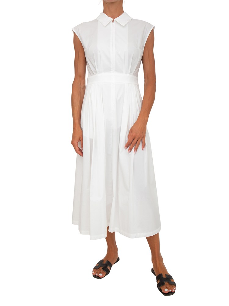 Abito midi Reimund Kocca misto cotone bianco