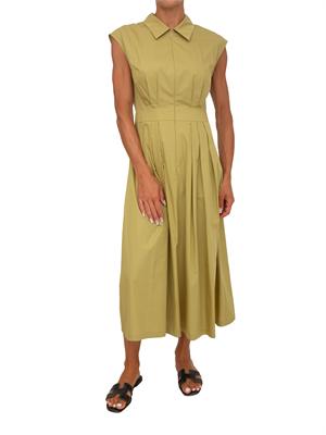 Abito midi Reimund Kocca misto cotone verde in DONNA