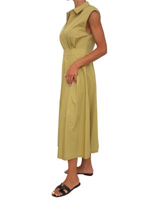 Abito midi Reimund Kocca misto cotone verde in DONNA