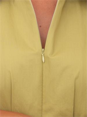 Abito midi Reimund Kocca misto cotone verde in DONNA