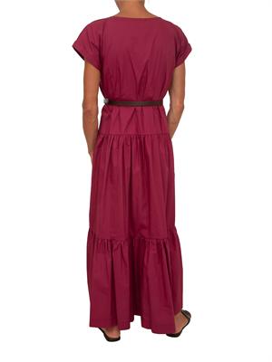 Abito Marinna Kocca in cotone bordeaux in DONNA