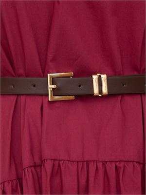 Abito Marinna Kocca in cotone bordeaux in DONNA