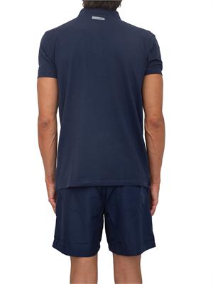 BIKKEMBERGS BEACHWEAR Polo blu  Bikkembergs Swimwear uomo in cotone in UOMO