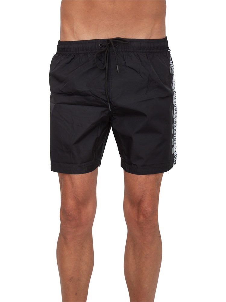 BIKKEMBERGS BEACHWEAR Costume bermuda nero Bikkembergs uomo
