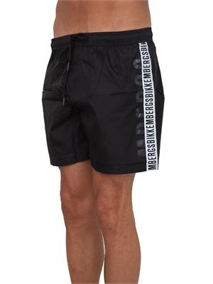 BIKKEMBERGS BEACHWEAR Costume bermuda nero Bikkembergs uomo in UOMO