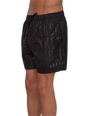 BIKKEMBERGS BEACHWEAR Costume boxer Bikkembergs nero logo in UOMO