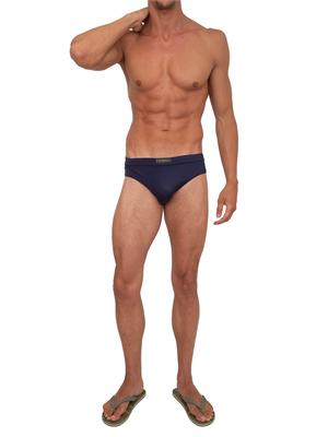 ICEBERG BEACHWEAR Costume slip uomo Iceberg in tessuto blu in UOMO