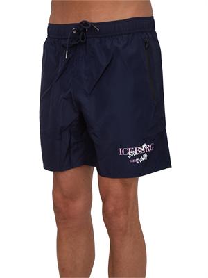 Costume boxer blu Iceberg beachwear uomo in UOMO