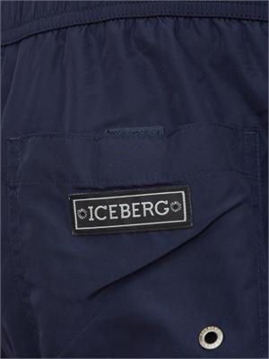 Costume boxer blu Iceberg beachwear uomo in UOMO