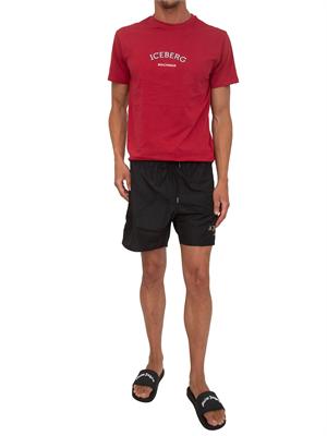 Costume boxer nero Iceberg beachwear uomo in UOMO
