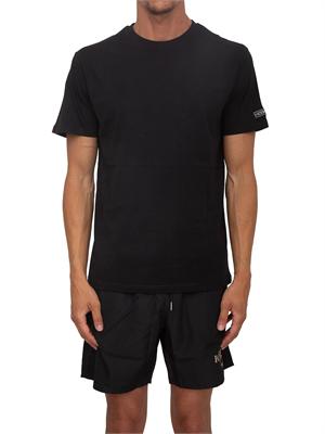 T-shirt nera Iceberg Beachwear uomo con logo in UOMO