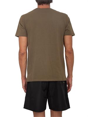 T-shirt verde Iceberg beachwear uomo con stampa logo in UOMO