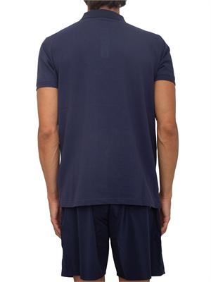Polo blu Iceberg Beachwear uomo in cotone con logo in UOMO