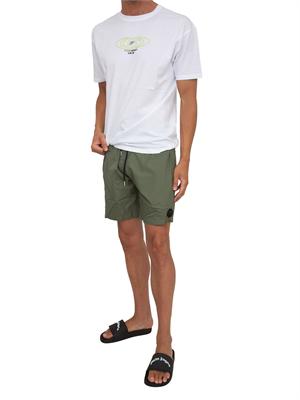 T-shirt bianca Plein Sport Swim uomo con stampe in UOMO