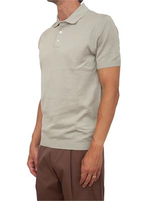 Polo maglia Corneliani in cotone beige in UOMO