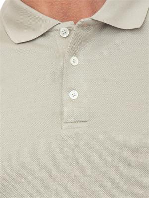 Polo maglia Corneliani in cotone beige in UOMO