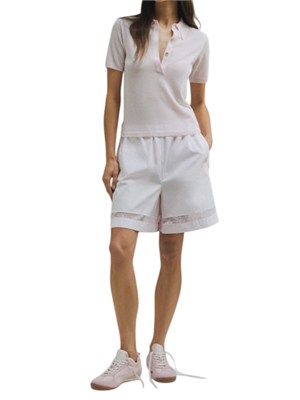 Polo maglia Alcamo Marella in misto viscosa rosa in DONNA