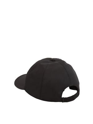 Cappello baseball Corneliani nero con stemma in UOMO