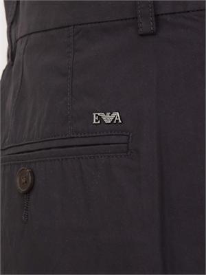 Pantaloni Emporio Armani uomo in cotone blu in UOMO