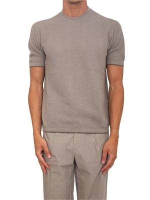 Maglia taupe a maniche corte Emporio Armani in UOMO