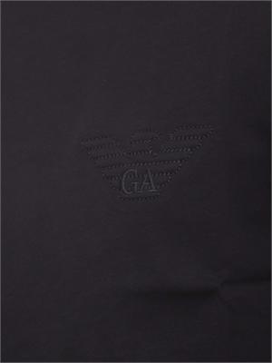 T-shirt Emporio Armani uomo in cotone nero in UOMO