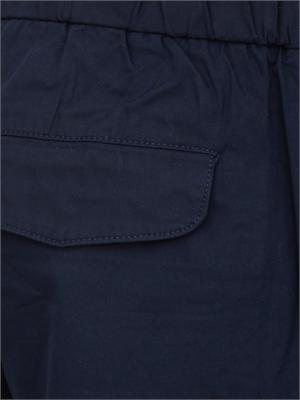 Bermuda Sun68 in popeline di cotone blu con tasche in UOMO