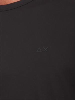 T-shirt nera SUN68 uomo in nylon in UOMO