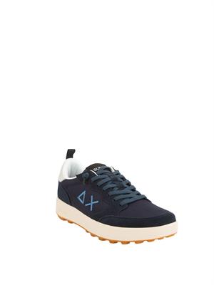 Sneakers Genius SUN68 in nylon e suede blu in UOMO