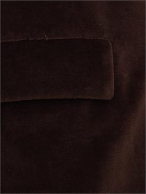 Giacca donna Circolo 1901 in velluto marrone e maniche 3/4 in DONNA