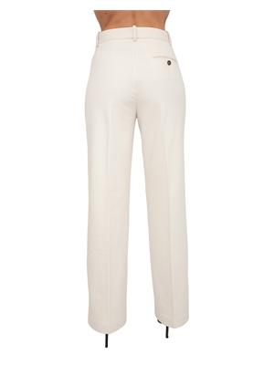 Pantalone donna Circolo 1901 felpa cashmere bianco avorio in DONNA