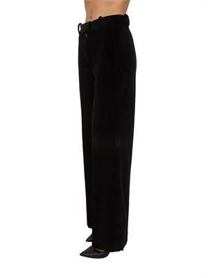 Pantalone donna Circolo 1901 in velluto nero in DONNA