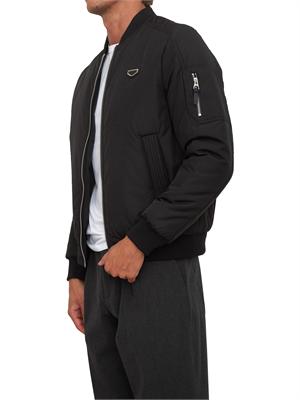 Bomber Antony Morato in tessuto tecnico nero in UOMO