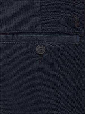 Pantaloni Aviator 301 Trussardi in gabardina blu in UOMO