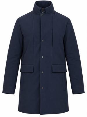 Giaccone Trussardi uomo in nylon waterproof blu in UOMO