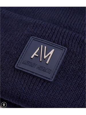 Berretto Antony Morato in maglia blu in UOMO