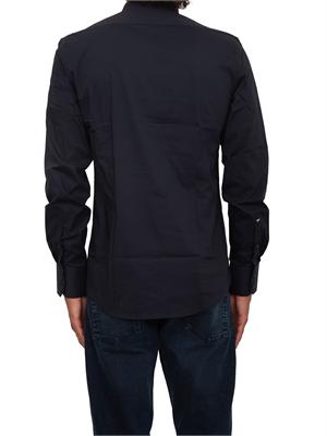 Camicia Antony Morato in popeline di cotone blu in UOMO