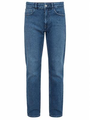 Jeans Trussardi uomo in denim stonewashed blu in UOMO