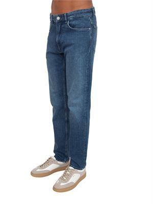 Jeans Trussardi uomo in denim stonewashed blu in UOMO