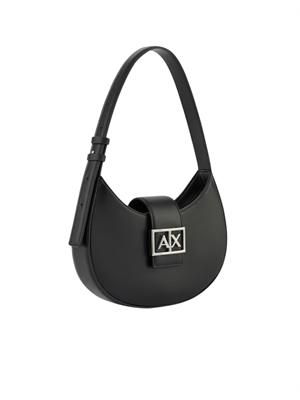 Borsa nera Armani Exchange donna ecopelle nera in DONNA