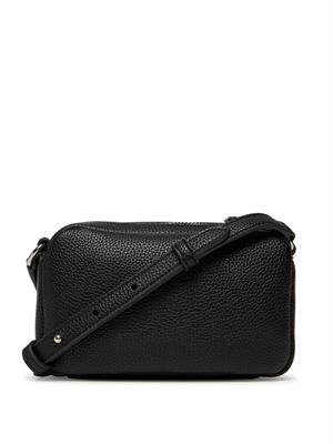 Borsa a tracolla Armani Exchange in ecopelle nera in DONNA