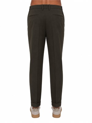 Pantaloni Aiace Galassi misto lana verde in UOMO