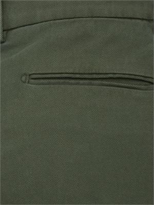 Pantaloni Aiace Galassi misto cotone verdi in UOMO