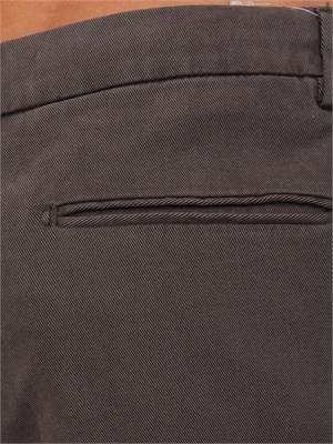 Pantaloni Aiace Galassi misto cotone marrone in UOMO